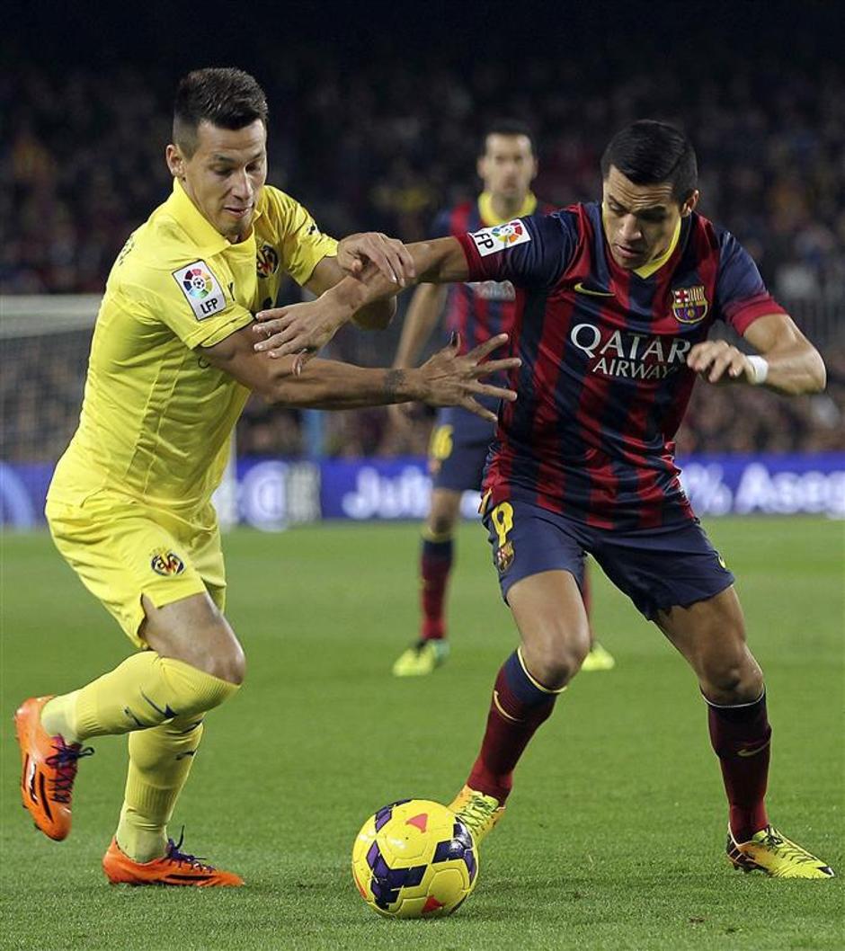 Barcelona Villarreal Liga BBVA Španija prvenstvo Alexis Sanchez Perez | Avtor: EPA