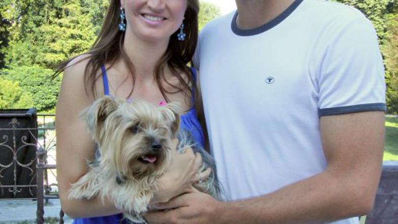 Ana Bešter, mož Rok