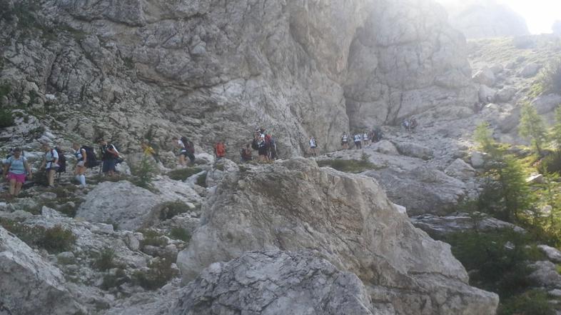 Reševanje mladih planincev