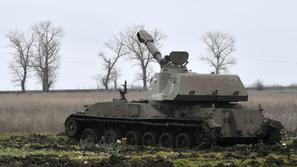 Vojaški tank v Ukrajini