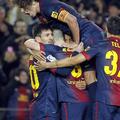 Messi Puyol Iniesta Barcelona Deportivo Liga BBVA Španija liga prvenstvo