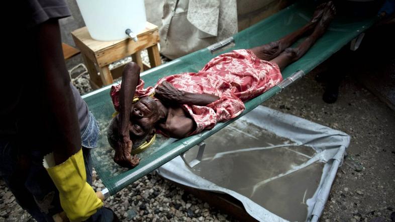 Kolera na Haitiju.