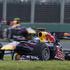 VN Avstralije 2010 Sebastian Vettel Webber Red Bull start