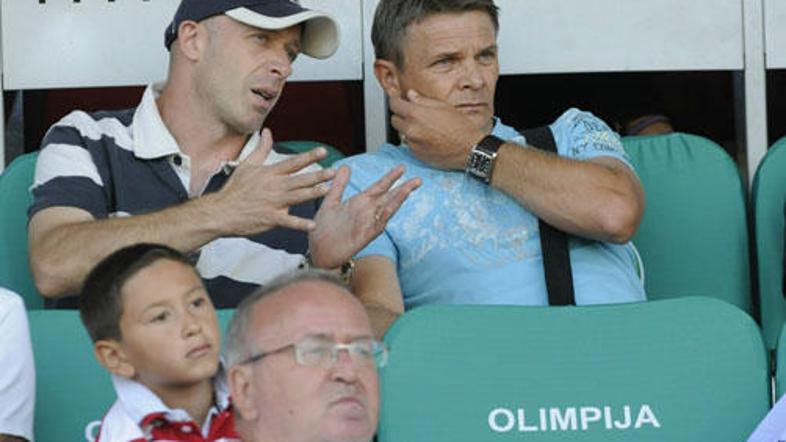 Ante Miše (desno) ne bo postal novi trener ljubljanske Olimpije.