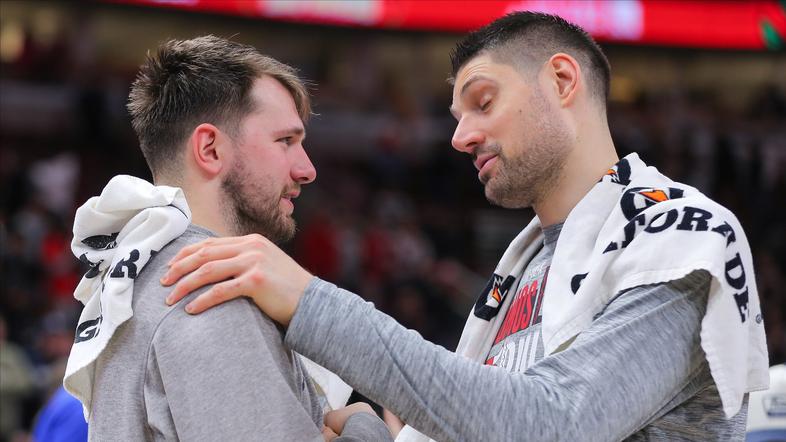 Luka Dončić in Nikola Vučević