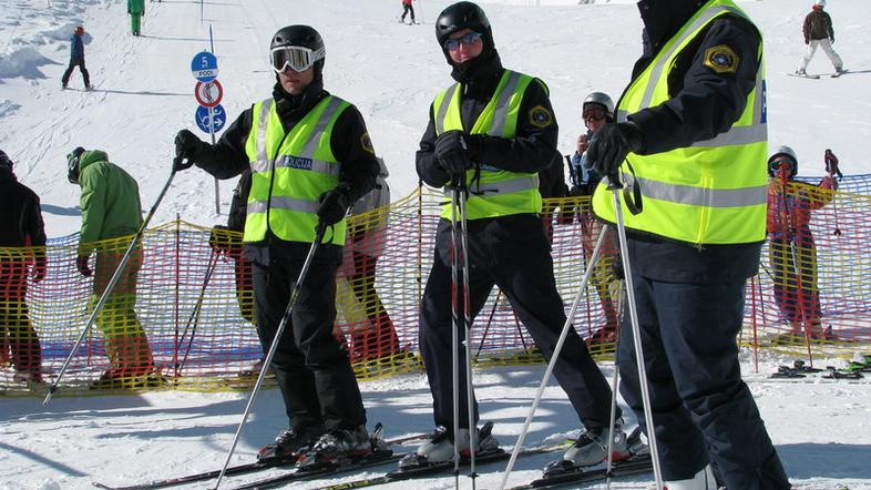 Policisti Posebne policijske enote - Gorske enote bodo preventivno akcijo izvedl