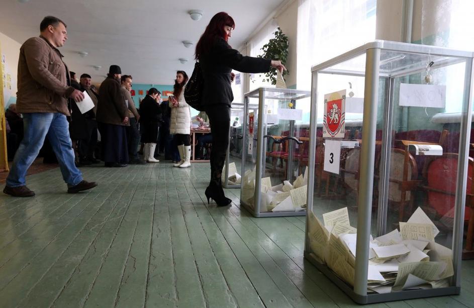 Ukrajina Krim referendum glasovanje