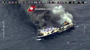 Reševanje potnikov na trajektu