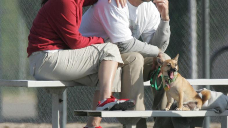 Sandra in Jesse, ko je slednji še skrival svoje afere. (Foto: Flynet/JLP)