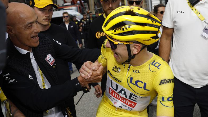 Mauro Gianetti in Tadej Pogačar