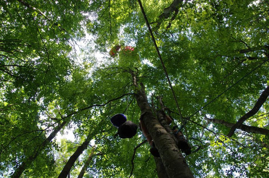 Reševanje jadralnega padalca na Mrzlem vrhu pri Kobaridu.