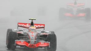 Lewis Hamilton je lani dobil deževni kaos pod goro Fuji.