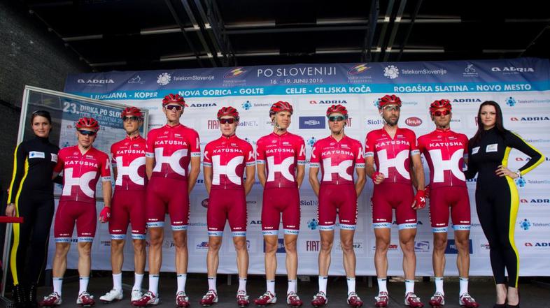 Ekipa Katjuša, dirka po Sloveniji