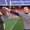 Eric Abidal Victor Valdes