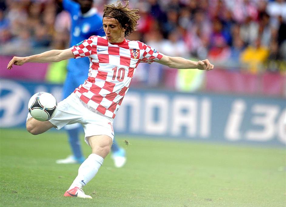 Modrić Italija Hrvaška Poznanj Euro 2012