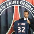 Beckham Paris dres Saint Germain PSG Pariz prestop novinarska