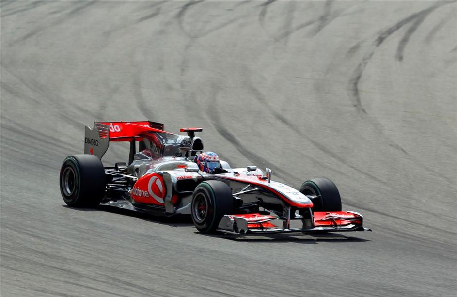 VN Turčije Istanbul dirka 2010 start Jenson Button McLaren