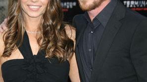 Christian Bale se na vsaki premieri pojavi s svojo ženo Sibi Blazic.