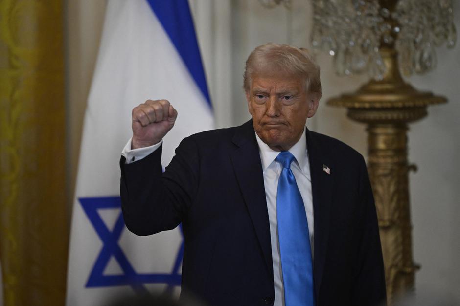 Donald Trump po srečanju z Benjaminom Netanjahujem | Avtor: Profimedia