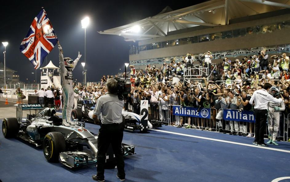 Lewis Hamilton svetovni prvak VN Abu Dabija