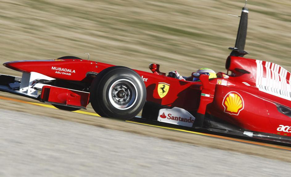 testiranja Valencia 2010 Ferrari Massa