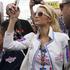 Paris Hilton je obiskala dirko motociklistov v razredu MotoGP v Barceloni.