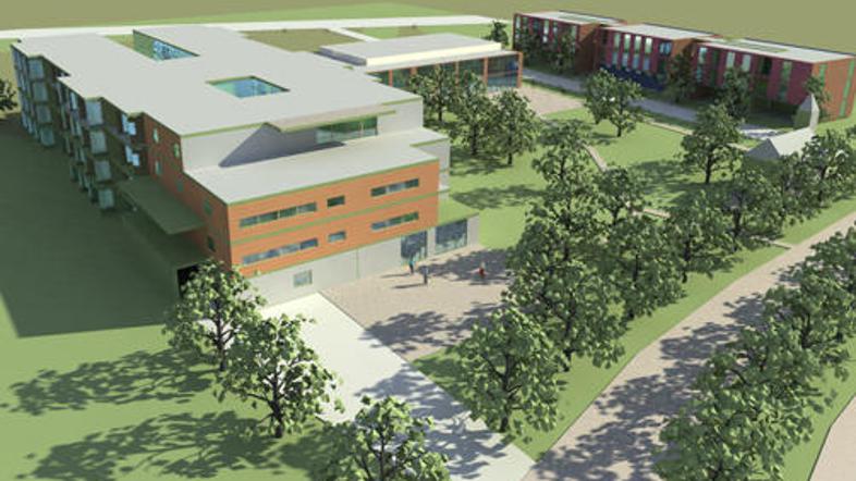 Bodoča podoba doma za starostnike na Studencih v Mariboru.