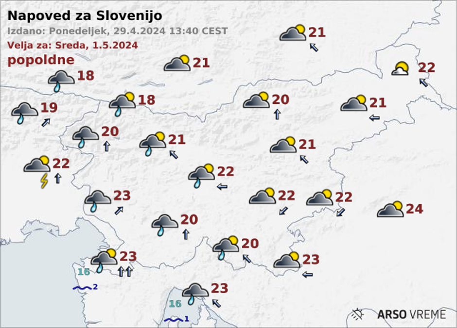 Vremenska napoved | Avtor: Arso