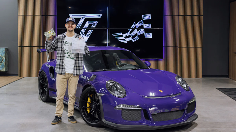 Dobitnik porscheja 91 GT3 RS