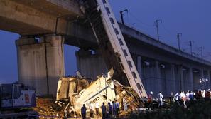 Želežniška nesreča na Kitajskem.