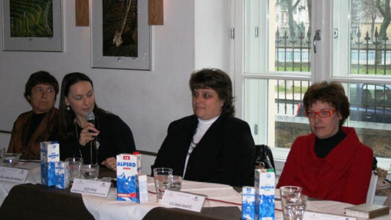 Lilijana Kavčič je predstavila svojo izkušnjo z nasiljem.