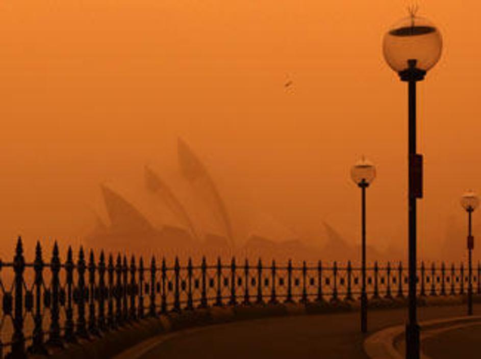 Vidljivost je v Sydneyju zelo slaba.