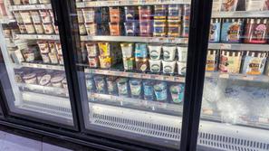 Sladoled trgovinska polica zamrzovalna skrinja