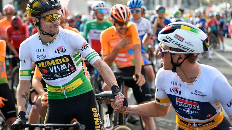 Primož Roglič Remco Evenepoel