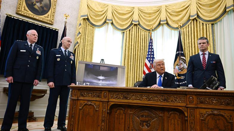 Donald Trump Pete Hegseth F-47