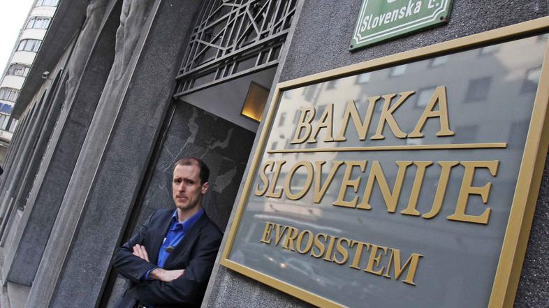 Slovenija 17.04.2013 Banka Slovenije, stavba na slovenski cesti 35 v Ljubljani; 