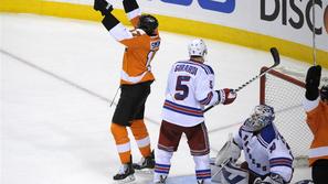 Simmonds Philadelphia Flyers New York Rangers Lundqvist Girardi NHL končnica
