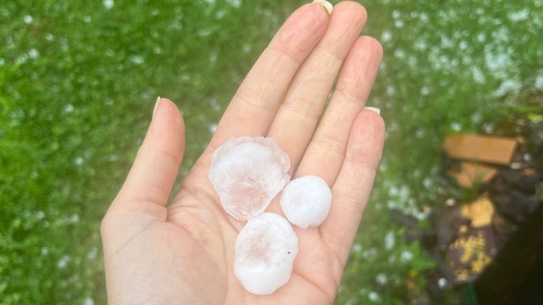 Toča v Šentjurju pri Celju