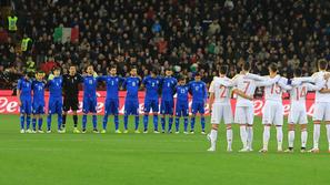 Italija Španija prijateljska tekma Friuli Videm minuta molka za bruseljske žrtve
