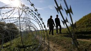 Postavljanje ograje na meji s Hrvaško