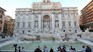 Fontana di trevi v Rimu