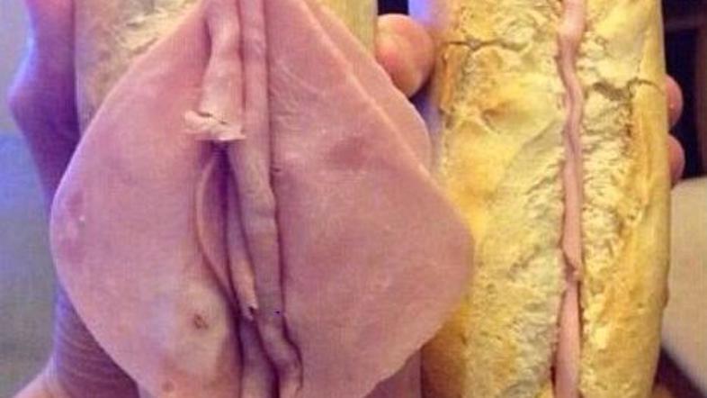 sendvič, vagina