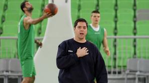 Olimpija Siena trening Stožice Filipovski