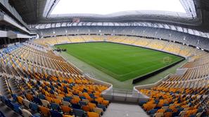 Lviv Lvov Ukrajina stadion igrišče sedeži tribune pogled Lviv Lvov Euro 2012 EP 