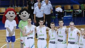 slovenska košarkarska reprezentanca u20 u-20 slovenija litva 