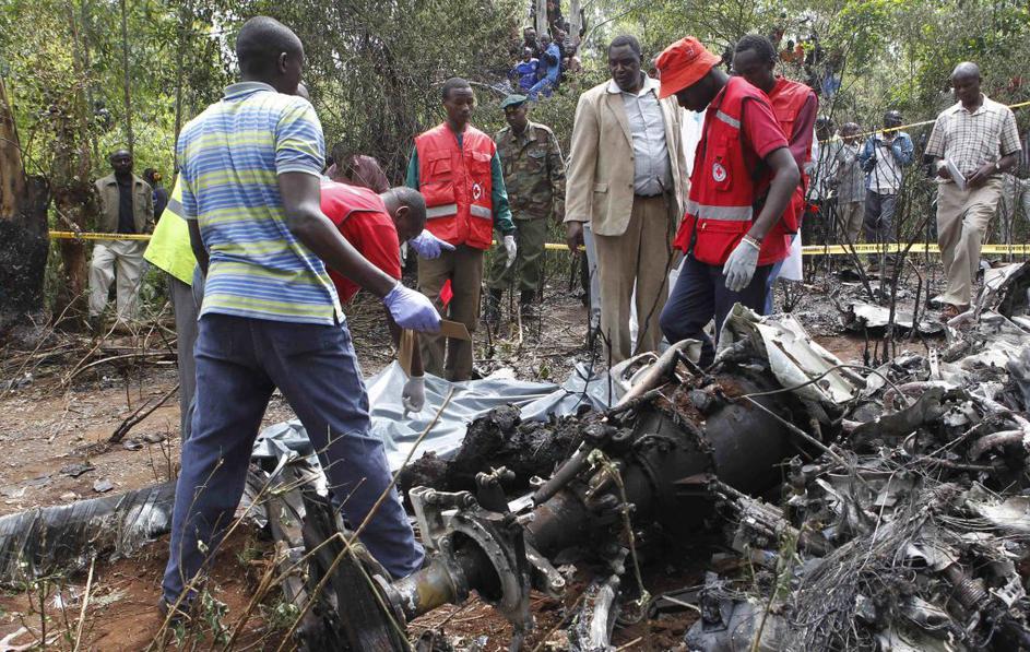 Nesreča helikopterja v Keniji