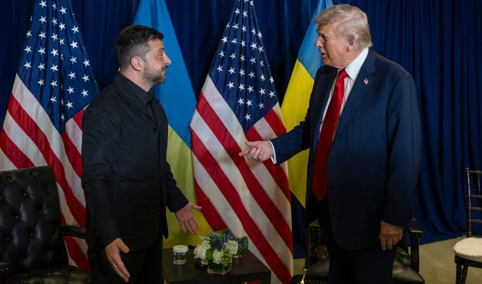 Trump pozval Ukrajino in Rusijo k sklenitvi miru po srečanju z Zelenskim