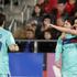 Lionel Messi David Villa Pedro Rodriguez gol zadetek veselje proslavljanje slavj