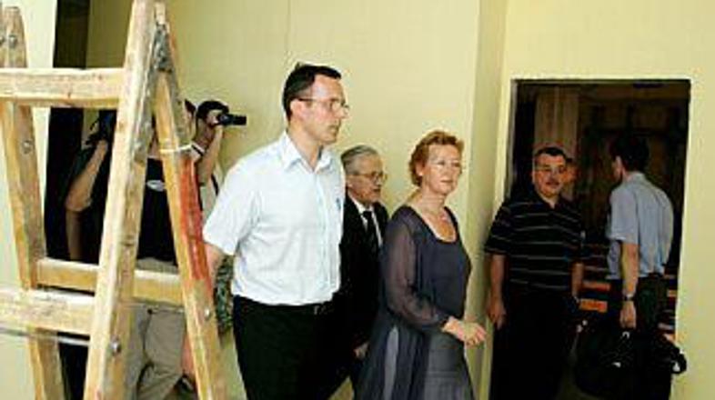 Ministrica na svojem ''rednem'' obhodu