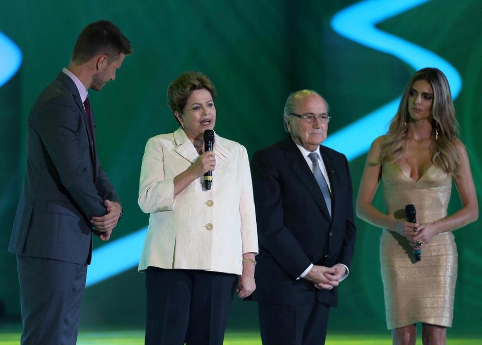 Rousseff Blatter Lima Hilbert žreb skupin SP 2014
